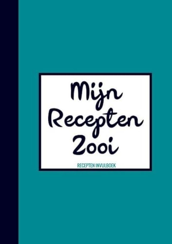 Geschenk voor Mannen, Vrouwen, Vriend, Vriendin - Recepten Invulboek / Receptenboek - "Mijn Recepten Zooi"
