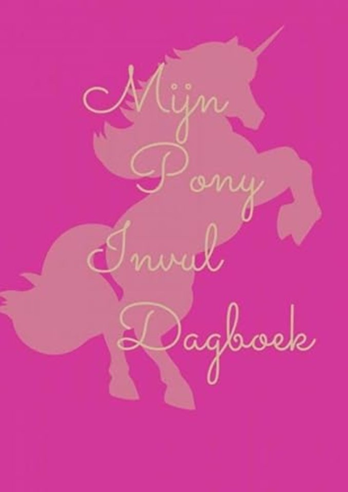 Mijn pony invul dagboek roze