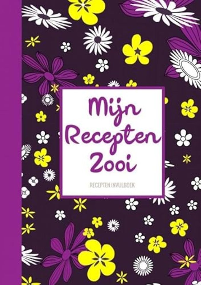 Grappig Cadeau - Recepten Invulboek - Receptenboek - "Mijn Recepten Zooi"