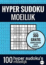 HYPER SUDOKU - Sudoku Moeilijk - nr. 17 - Puzzelboek met 100 Moeilijke Puzzels voor Volwassenen en Ouderen