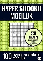 Sudoku Moeilijk: HYPER SUDOKU - nr. 18 - Puzzelboek met 100 Moeilijke Puzzels voor Volwassenen en Ouderen