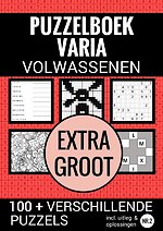 Boek Cadeau - Puzzelboek Varia Extra Groot - NR. 2 - voor Ouderen, Slechtzienden, Senioren, Opa en Oma