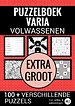 Boek Cadeau - Puzzelboek Varia Extra Groot - NR. 2 - voor Ouderen, Slechtzienden, Senioren, Opa en Oma