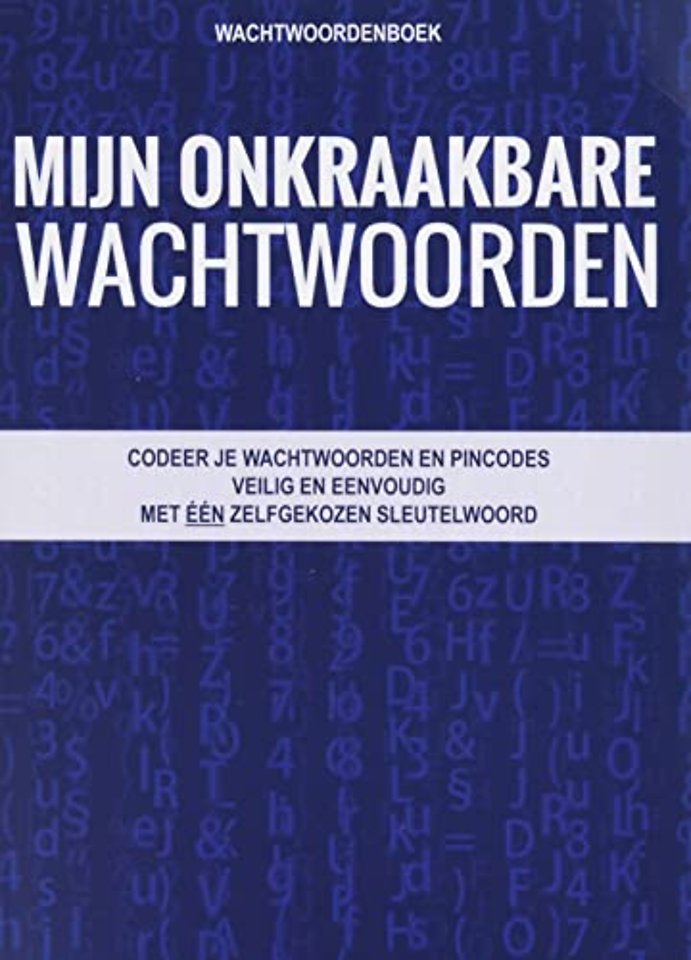 Wachtwoordenboek - Mijn Onkraakbare Wachtwoorden