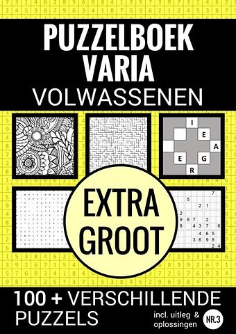 Puzzelen voor Volwassenen - Varia Extra Groot - NR. 3
