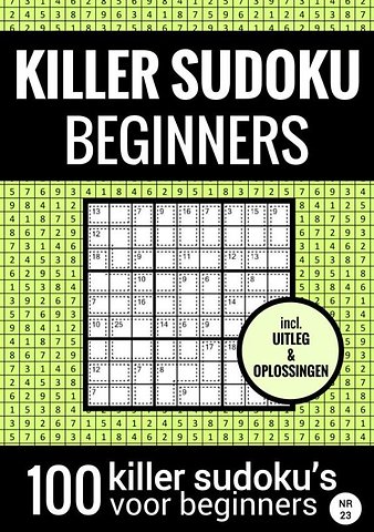 SUDOKU KILLER - Makkelijk - NR.23 - Puzzelboek met 100 Makkelijke Puzzels voor Volwassenen en Ouderen