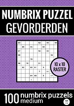 Puzzelboek met 100 Numbrix Puzzels voor Gevorderden - NR.11 - Numbrix Puzzel Medium