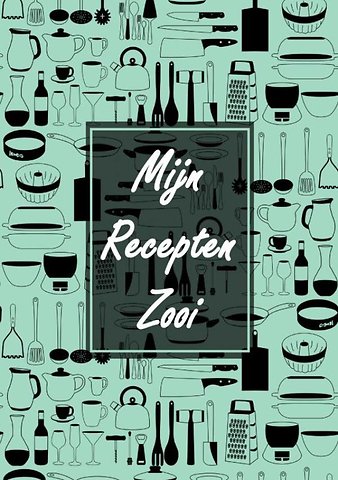 Verjaardagscadeau - Blanco Recepten Invulboek - "Mijn Recepten Zooi"