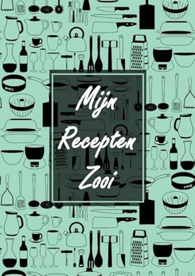 Verjaardagscadeau - Blanco Recepten Invulboek - "Mijn Recepten Zooi"