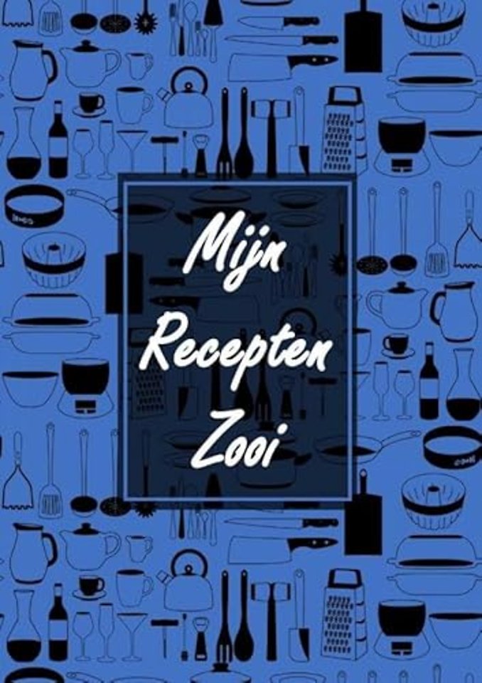 Boek Cadeau Man / Vrouw / Collega - Blanco Recepten Invulboek - "Mijn Recepten Zooi"