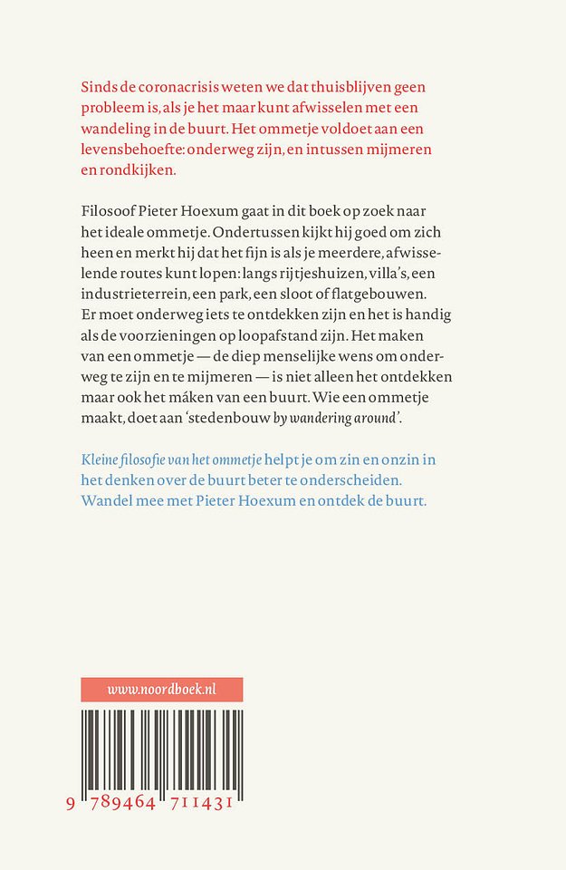 Kleine filosofie van het ommetje