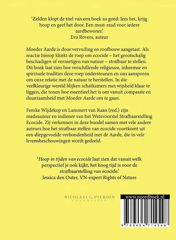 Hoop in tijden van ecocide