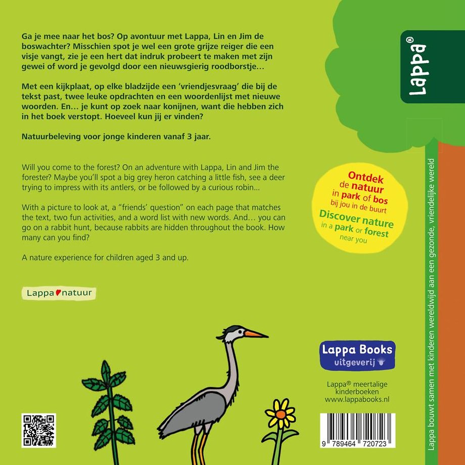 Lappa in het bos (Nederlands-Engels)