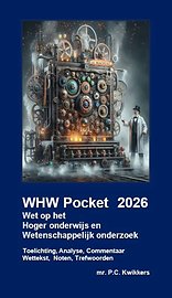 WHW Pocket 2026 - Wet op het Hoger onderwijs en Wetenschappelijk onderzoek