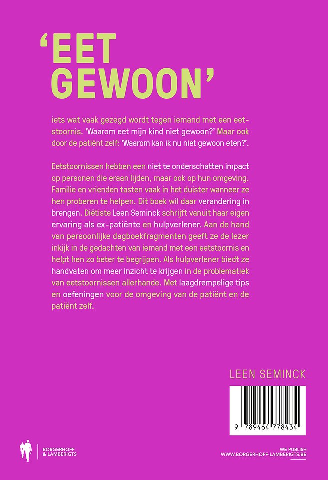 Eet gewoon