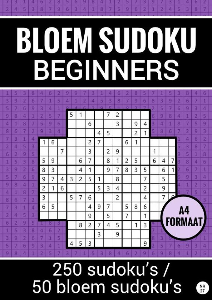 Makkelijke Sudoku: BLOEM SUDOKU - nr. 27 - Puzzelboek met Bloem Sudoku Puzzels voor Beginners door Sudoku Managementboek.nl