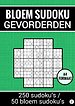 Bloem Sudoku Gevorderden - 250 Sudoku's / 50 Bloem Sudoku's - nr. 28