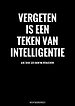 Vergeten Is een Teken van Intelligentie - Wachtwoordenboek