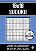 16x16 Sudoku - 100 Puzzels voor Gevorderde 16x16 Puzzelaars - Nr. 38