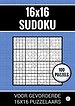 16x16 Sudoku - 100 Puzzels voor Gevorderde 16x16 Puzzelaars - Nr. 38
