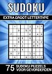 Sudoku Extra Groot Lettertype - 75 Sudoku Puzzels voor Gevorderden