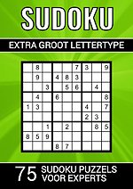 Sudoku Extra Groot Lettertype - 75 Sudoku Puzzels voor Experts