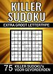 Killer Sudoku - Extra Groot Lettertype - 75 Puzzels voor Gevorderden