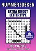 Nummerzoeker Extra Groot Lettertype - 100 Puzzels - Eén Puzzel per A4-Pagina