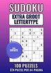 Sudoku Extra Groot Lettertype - voor Experts - 100 Puzzels - Eén Puzzel per A4-Pagina