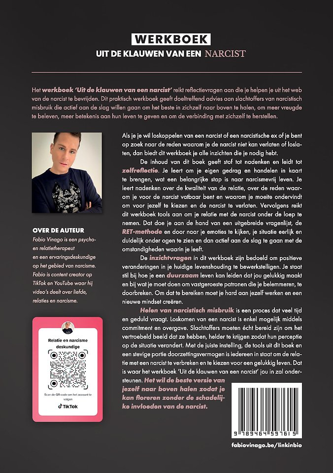 Werkboek - Uit de klauwen van een narcist
