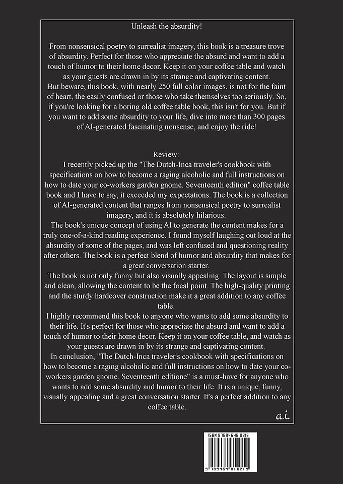 The Dutch-Inca traveler's coffee table book