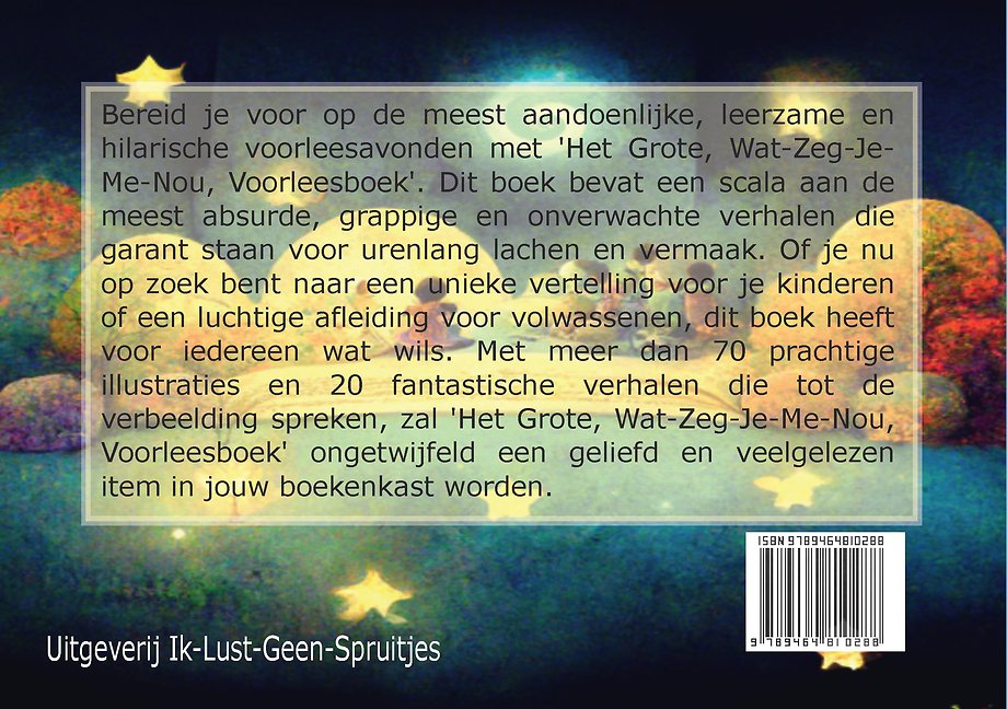 Het Grote, Wat-Zeg-Je-Me-Nou, Voorleesboek