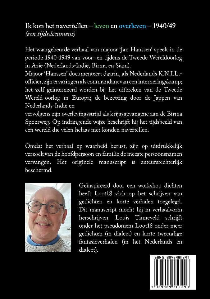Ik kon het navertellen