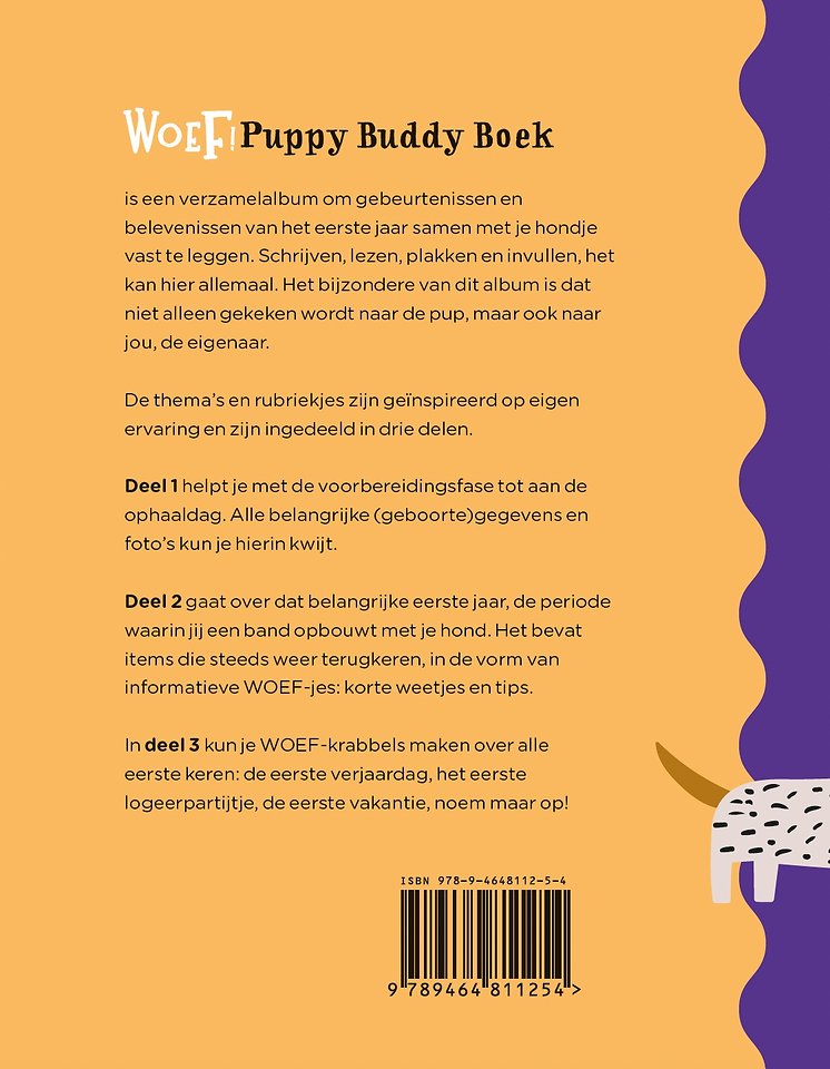 Puppy Buddy Boek WOEF!