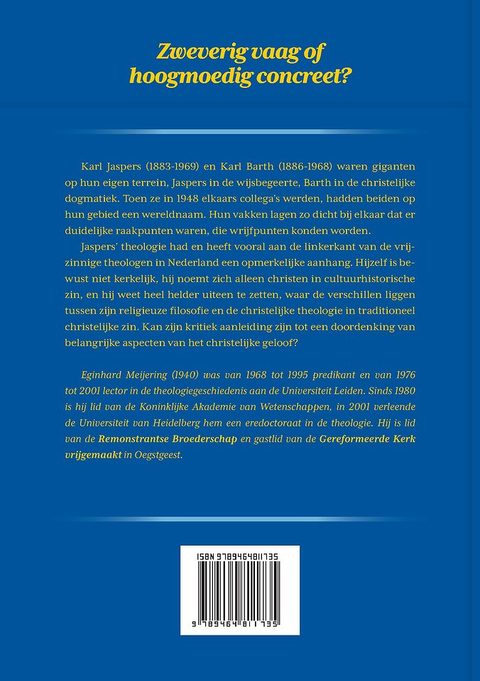 Zweverig vaag of hoogmoedig concreet?