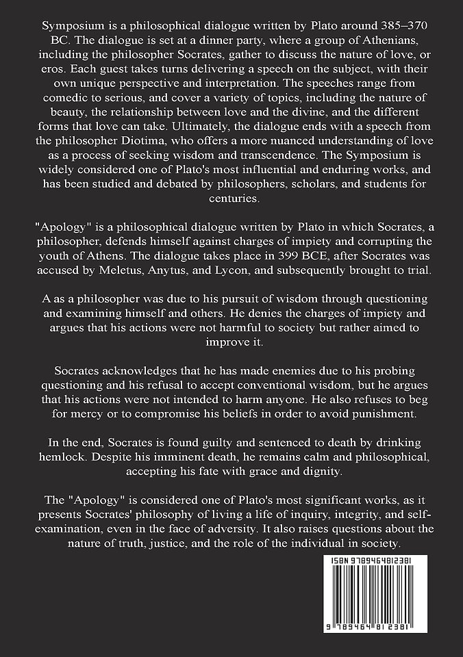 Symposium and Apology