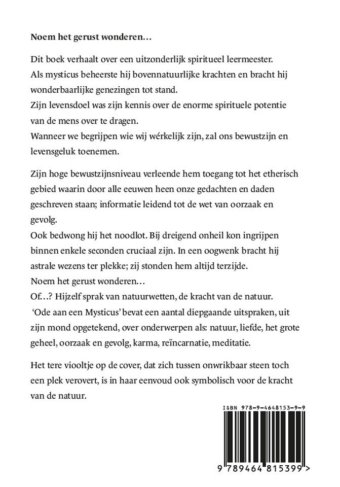 Ode aan een Mysticus