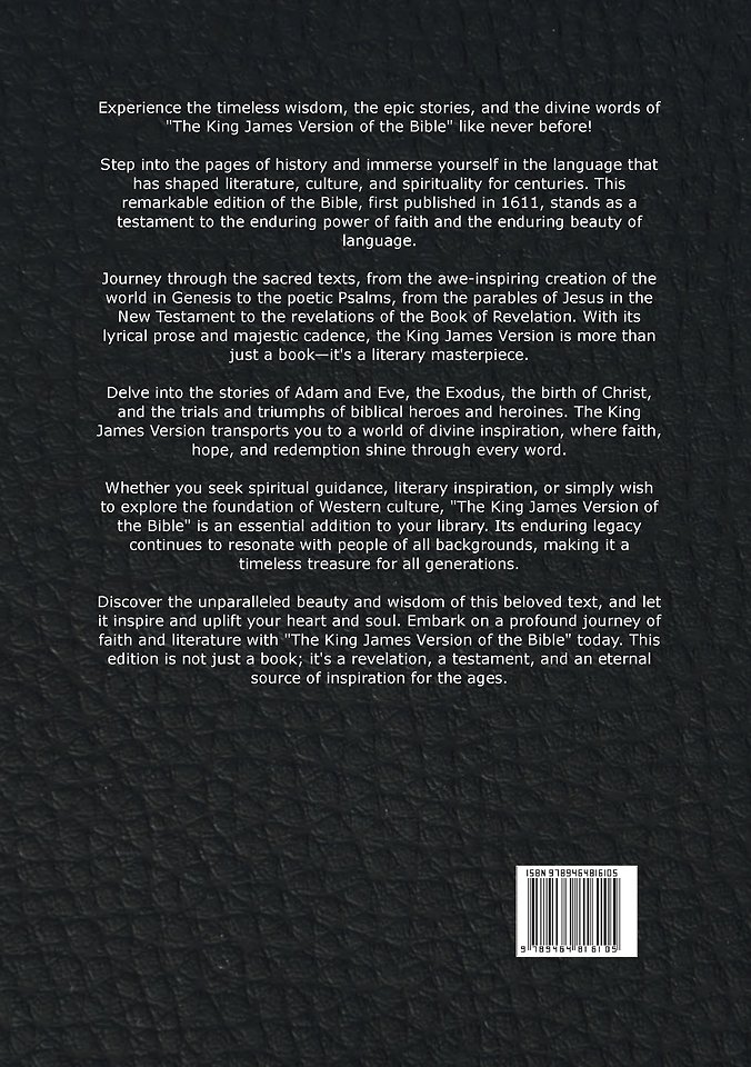 The King James Version of the Bible