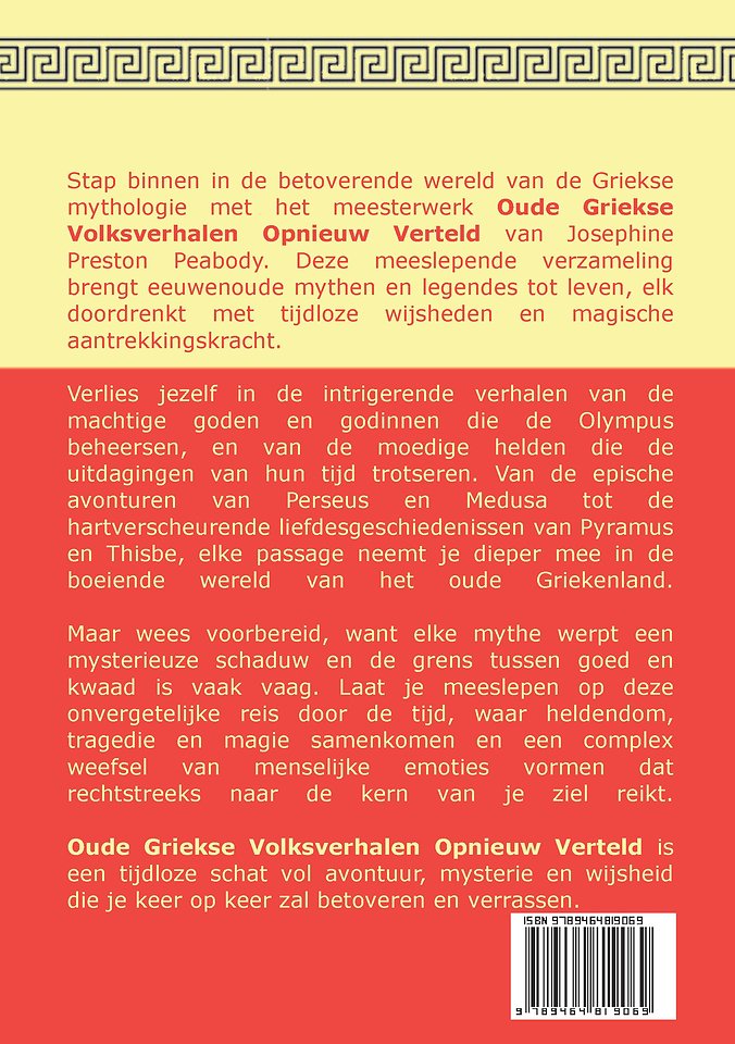 Oude Griekse Volksverhalen Opnieuw Verteld