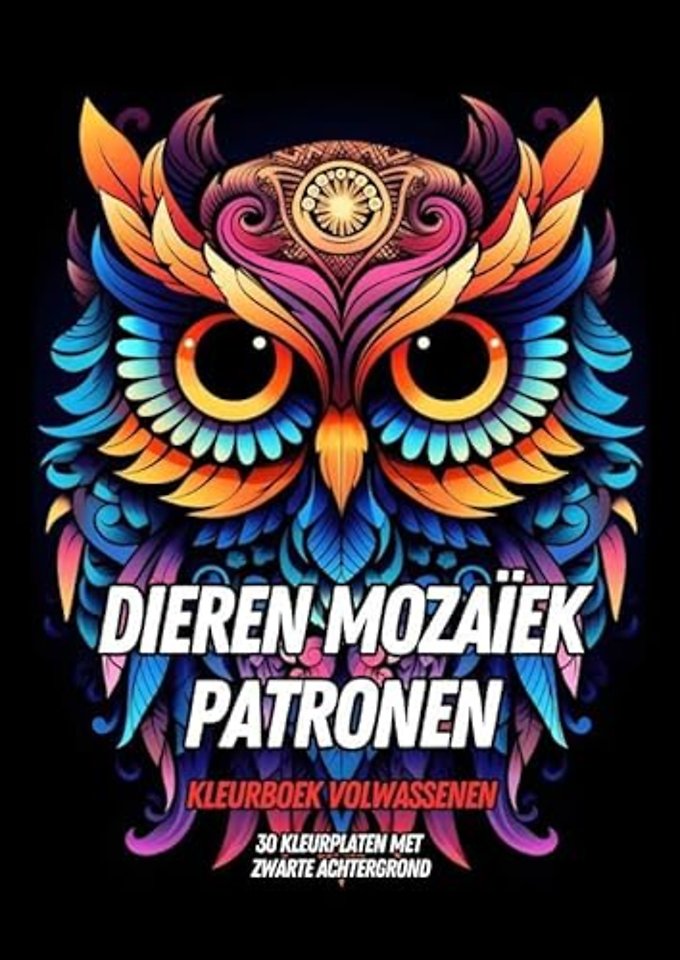 Kleurboek Volwassenen - Dieren Mozaïek Patronen