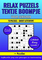 Relax Puzzelboek: Tentje Boompje voor Senioren 10x10 Raster - 75 Puzzels Groot Lettertype - Lekker Easy Level!