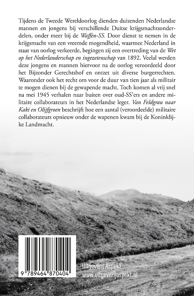 Van Feldgrau naar Kaki en Olijfgroen