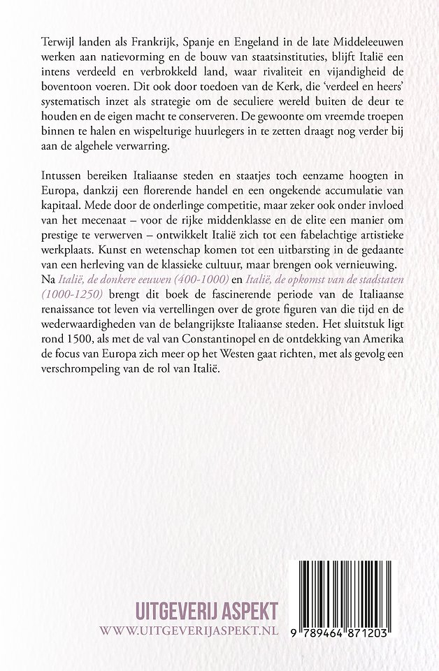 Italië, de bloeitijd 1250-1500