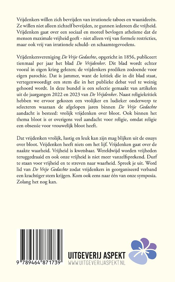 Op het scherp van de snede: Vrijdenkersboek 2024