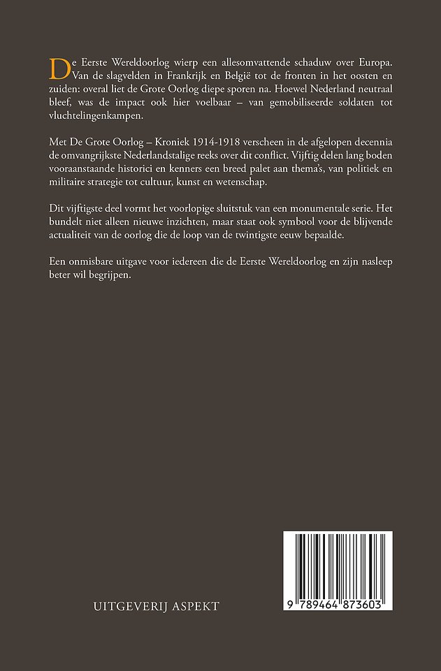 De Grote Oorlog, kroniek 1914-1918