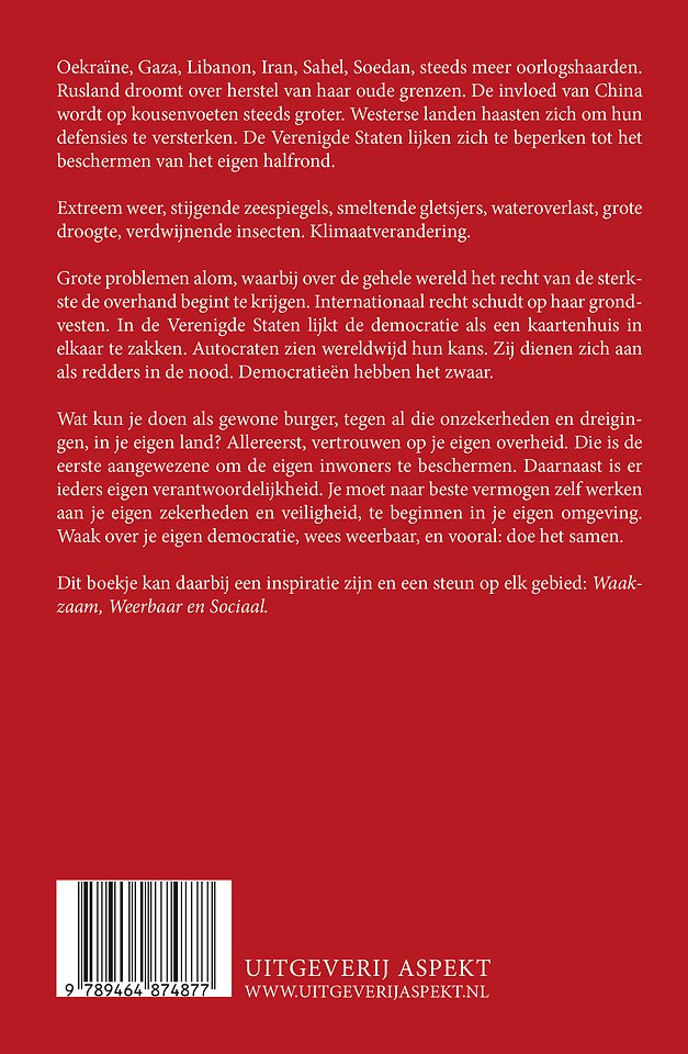 Waakzaam, weerbaar en sociaal 2026-2027