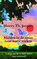 Midden in de rivier naar water zoeken