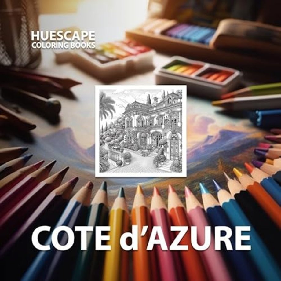Huescape Kleurboek voor volwassenen - Cote d'Azure