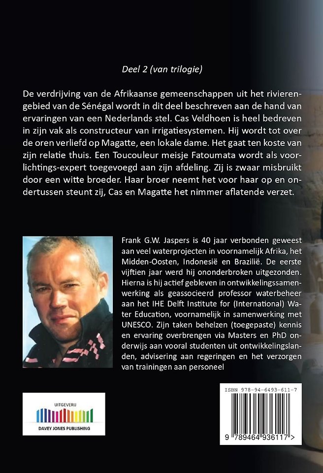 De slavenrivier kleurt rood