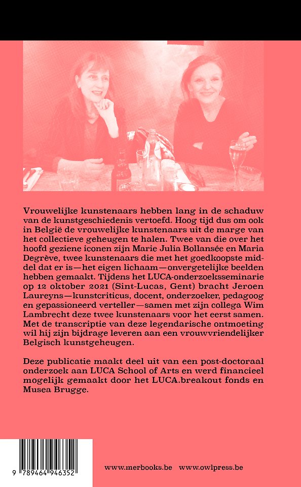 Marie Julia Bollansée & Maria Degrève